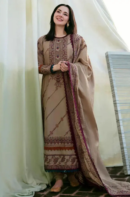 Mp3346 Florent - Winter 3PC Dhanak Embroidered Suit