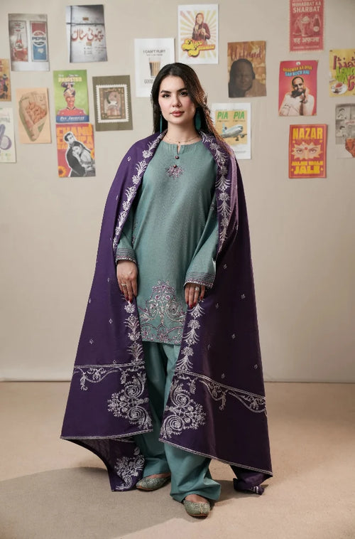 MP1359 - Urge - Winter 3PC Dhanak Embroidered Suit