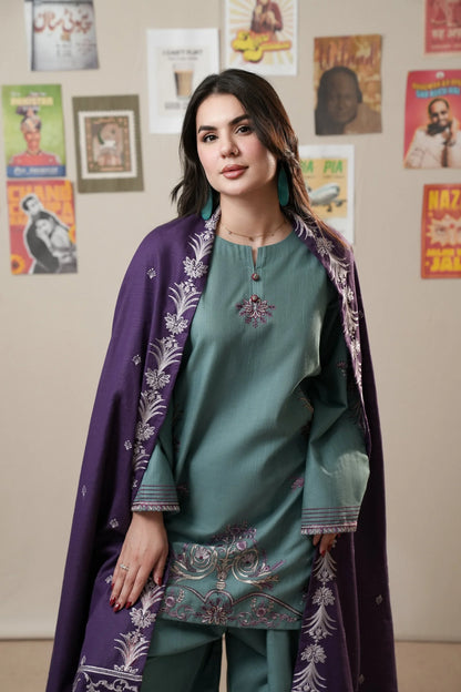 MP1359 - Urge - Winter 3PC Dhanak Embroidered Suit