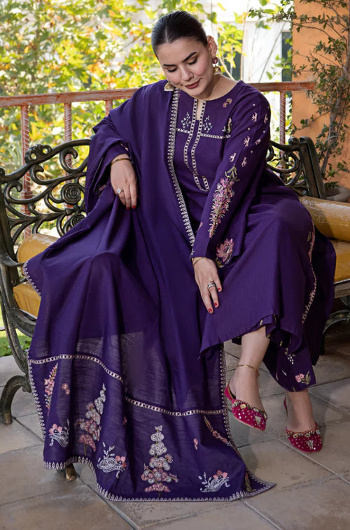 MP33151 - Urge - Winter 3PC Dhanak Embroidered Suit