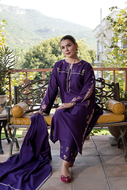 MP33151 - Urge - Winter 3PC Dhanak Embroidered Suit