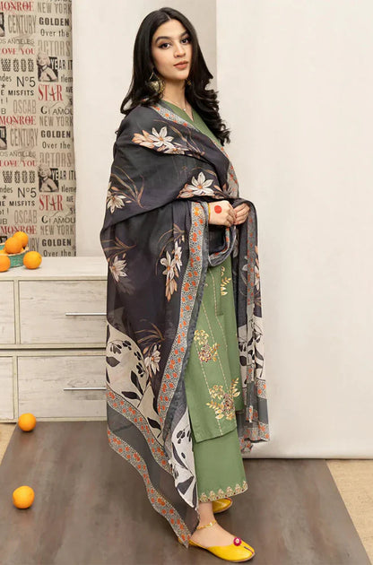 mp 3350 Urge - Winter 3PC Dhanak Embroidered Suit