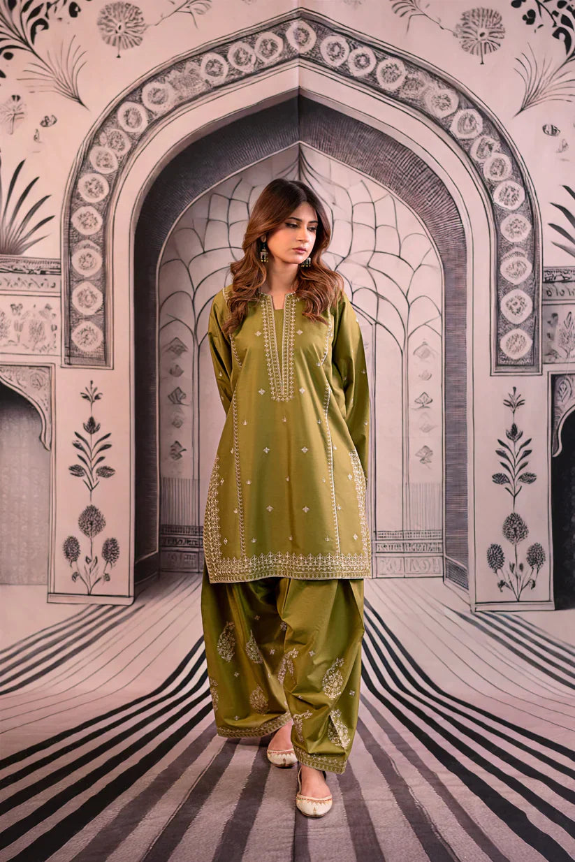 MP3344 Urge - Winter 3PC Dhanak Embroidered Suit