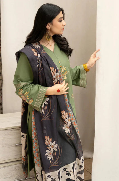 mp 3350 Urge - Winter 3PC Dhanak Embroidered Suit