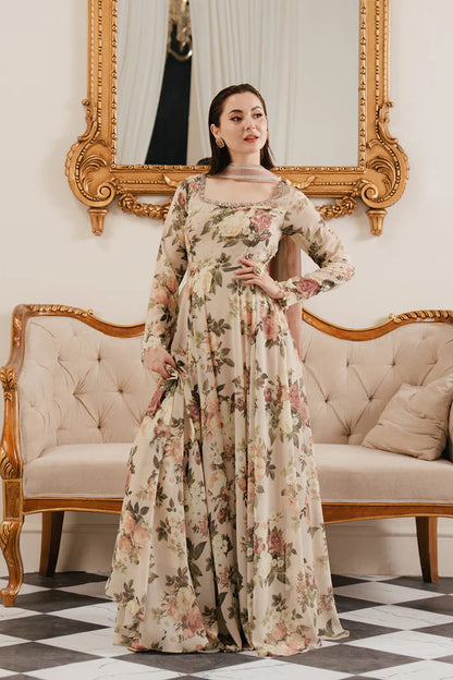 MP1231 - Lulusar - Summer 3PC Lawn Maxi Digital Printed Dress