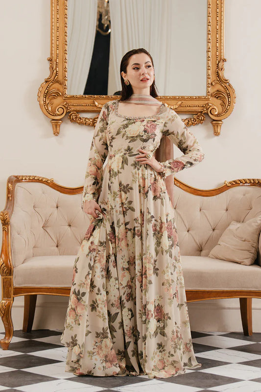 MP1231 - Lulusar - Summer 3PC Lawn Maxi Digital Printed Dress