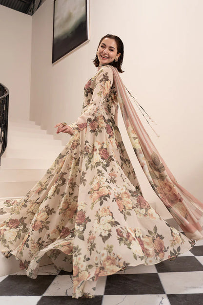 MP1231 - Lulusar - Summer 3PC Lawn Maxi Digital Printed Dress