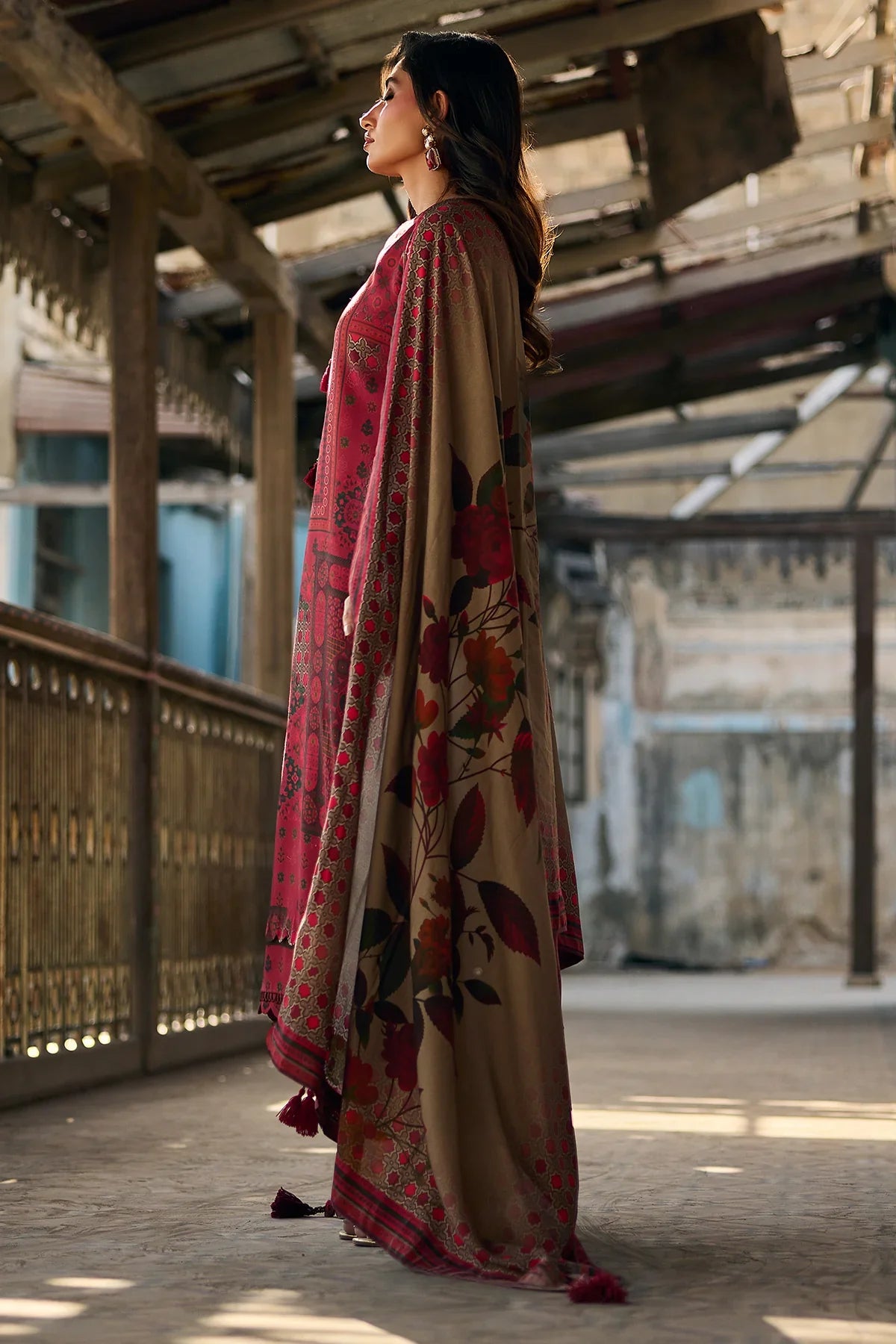 MP33135 - Charizma - Winter 3PC Karandi Digital Print Dress