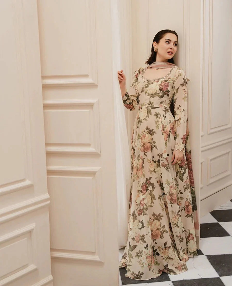 MP1231 - Lulusar - Summer 3PC Lawn Maxi Digital Printed Dress
