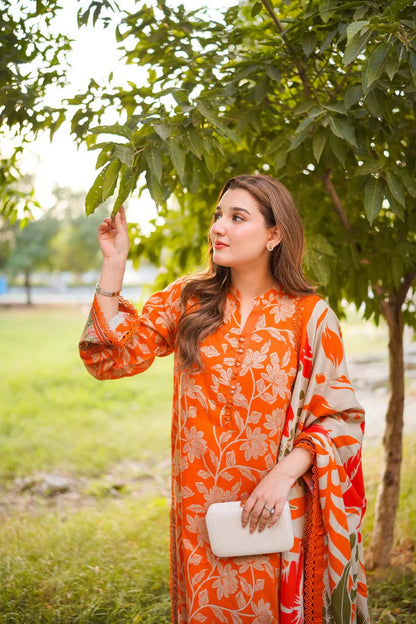 MP1106 - Aneelas - Summer 3PC Lawn Digital Print Dress