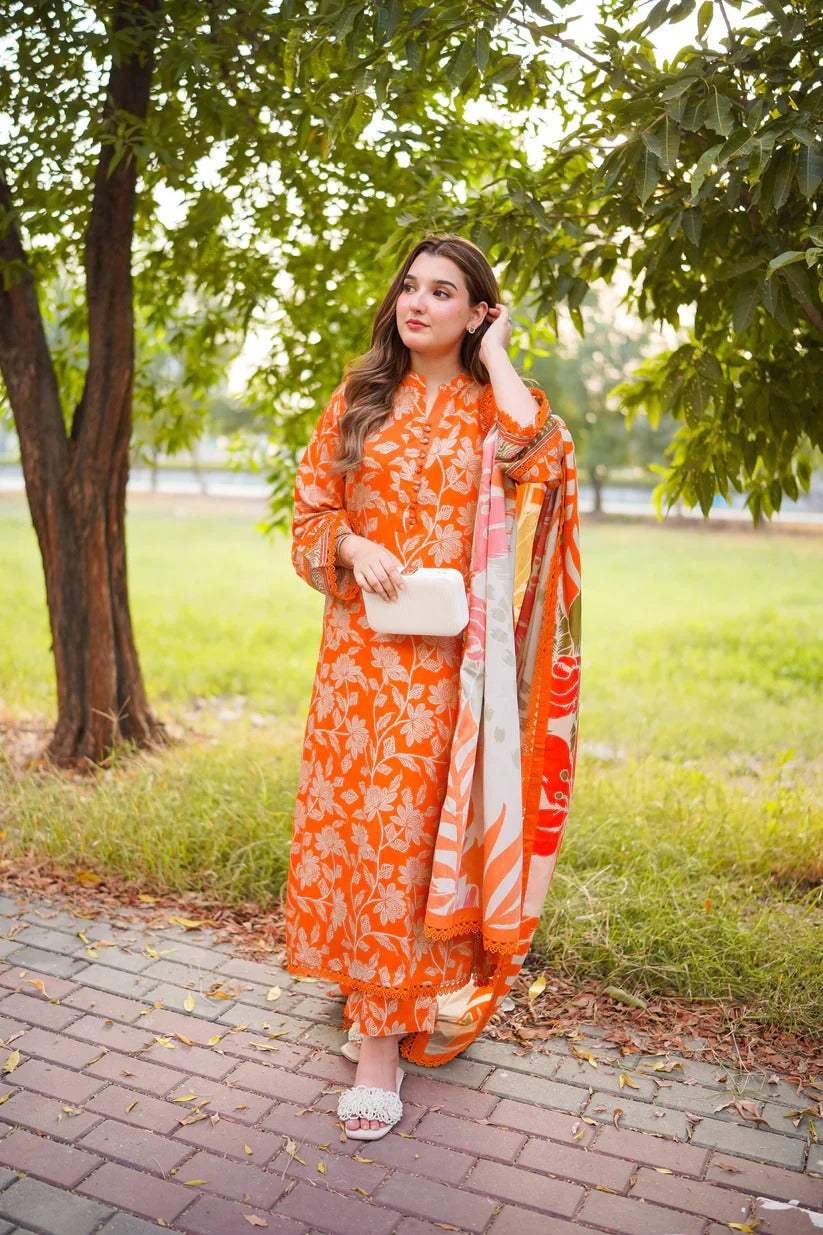 MP1106 - Aneelas - Summer 3PC Lawn Digital Print Dress