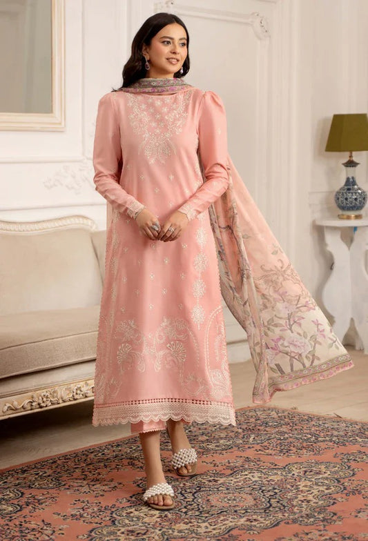 MP1168 - Summer3PC Lawn Embroidered Suit