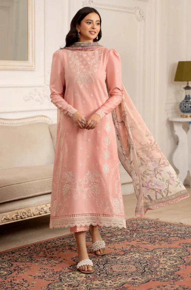 MP1168 - Summer3PC Lawn Embroidered Suit