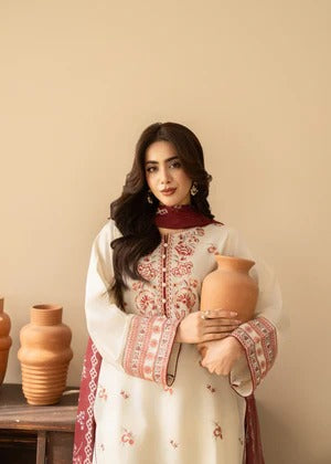 MP1210 - Laam - Lawn Embroidered 3pc Suit