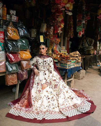 MP1233 - Shagna - Summer Lawn Digital Printed Frock 3pc