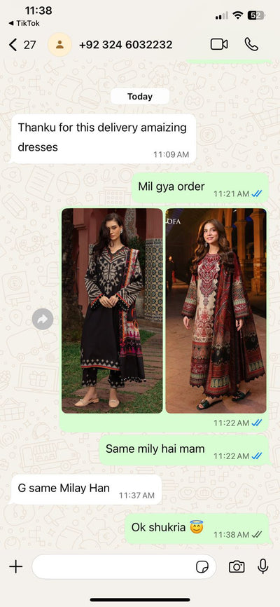 WhatsApp review from Zohan Ali Khan