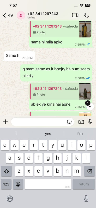 WhatsApp review from Khuba