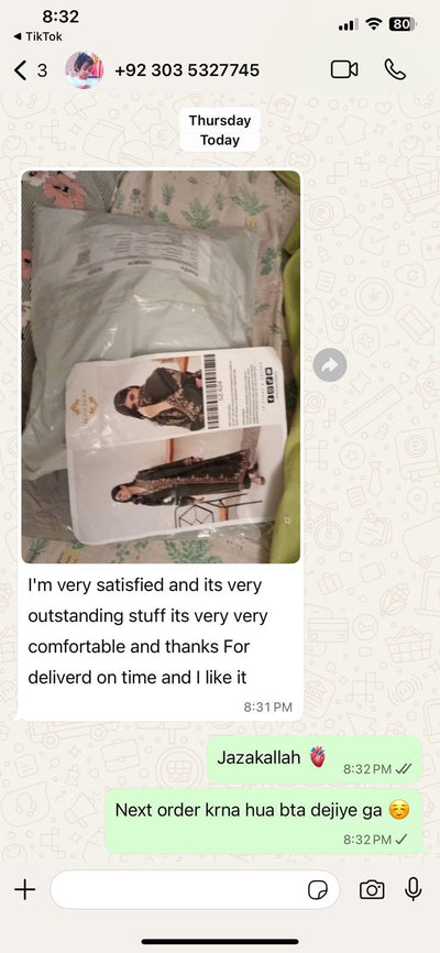 WhatsApp review from Verified Buyer