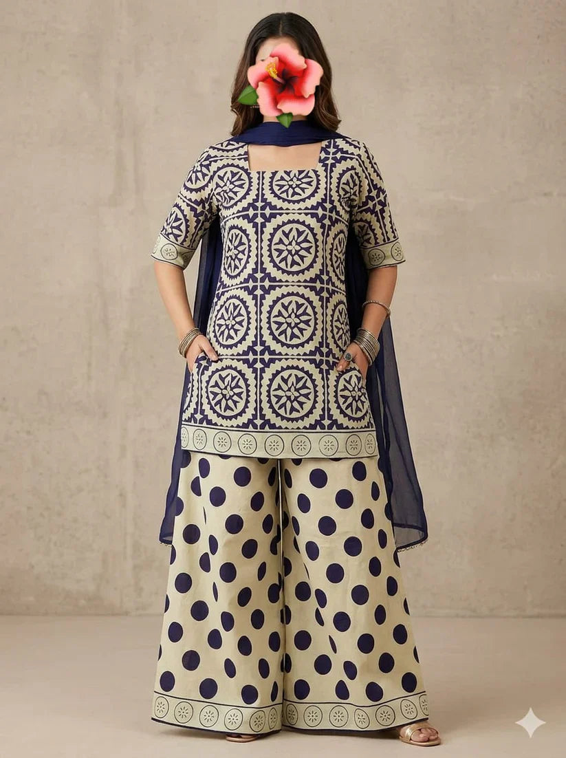 MP1230 - Ethnic - Summer 3PC Lawn Digital Print Dress