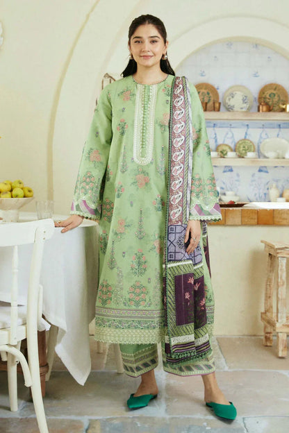 MP1028 - COCO Zara Shajahan 3PC Lawn Embroidered Suit