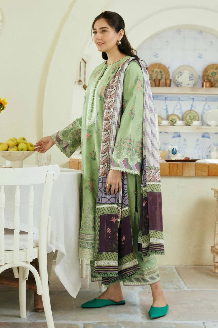 MP1028 - COCO Zara Shajahan 3PC Lawn Embroidered Suit