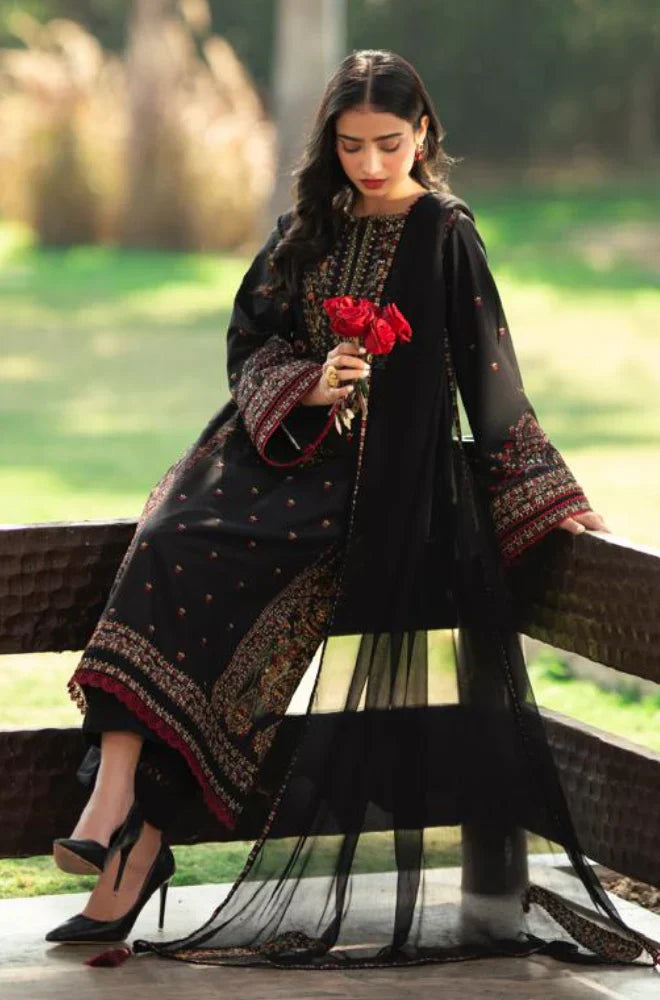 MP1102 - Zara Shahjahan - Summer 3PC Lawn Embroidered Suit