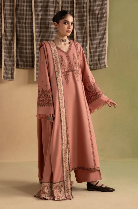 MP1337 - Ziva - Winter 3PC Dhanak Embroidered Suit