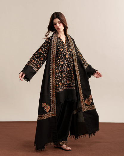 MP1344 - Ziva - Winter 3PC Dhanak Embroidered Suit