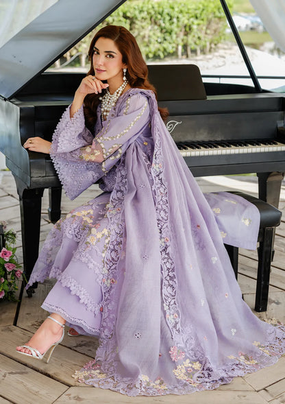 MP1138 - Elaf - Summer 3PC Lawn Chikenkari Embroidered Shirt