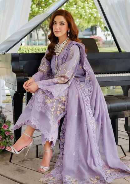 MP1138 - Elaf - Summer 3PC Lawn Chikenkari Embroidered Shirt