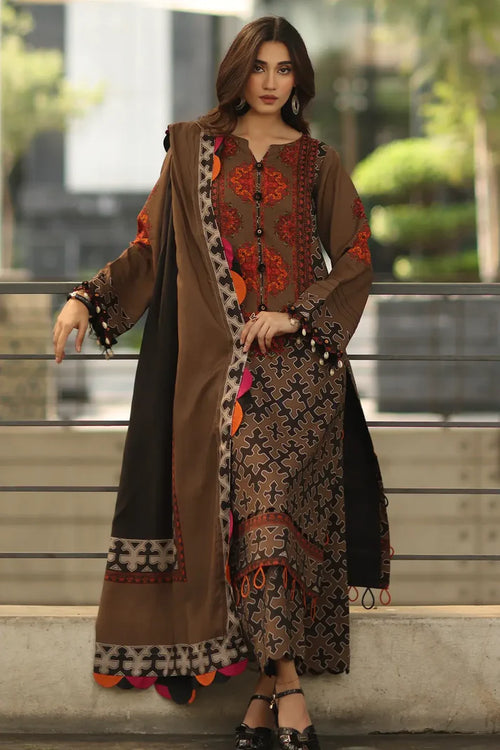 MP1221 - Charizma - Winter 3PC Karandi Digital Print Dress
