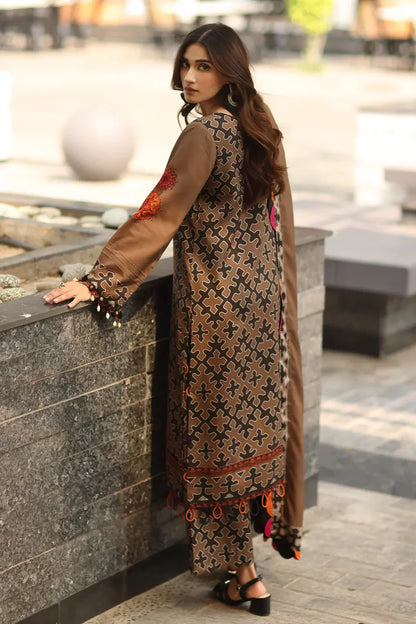 MP1221 - Charizma - Winter 3PC Karandi Digital Print Dress