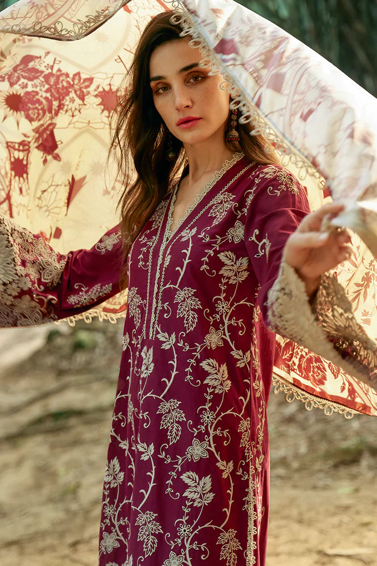 Mp1086 - image - 3PC Lawn Embroidered Suit
