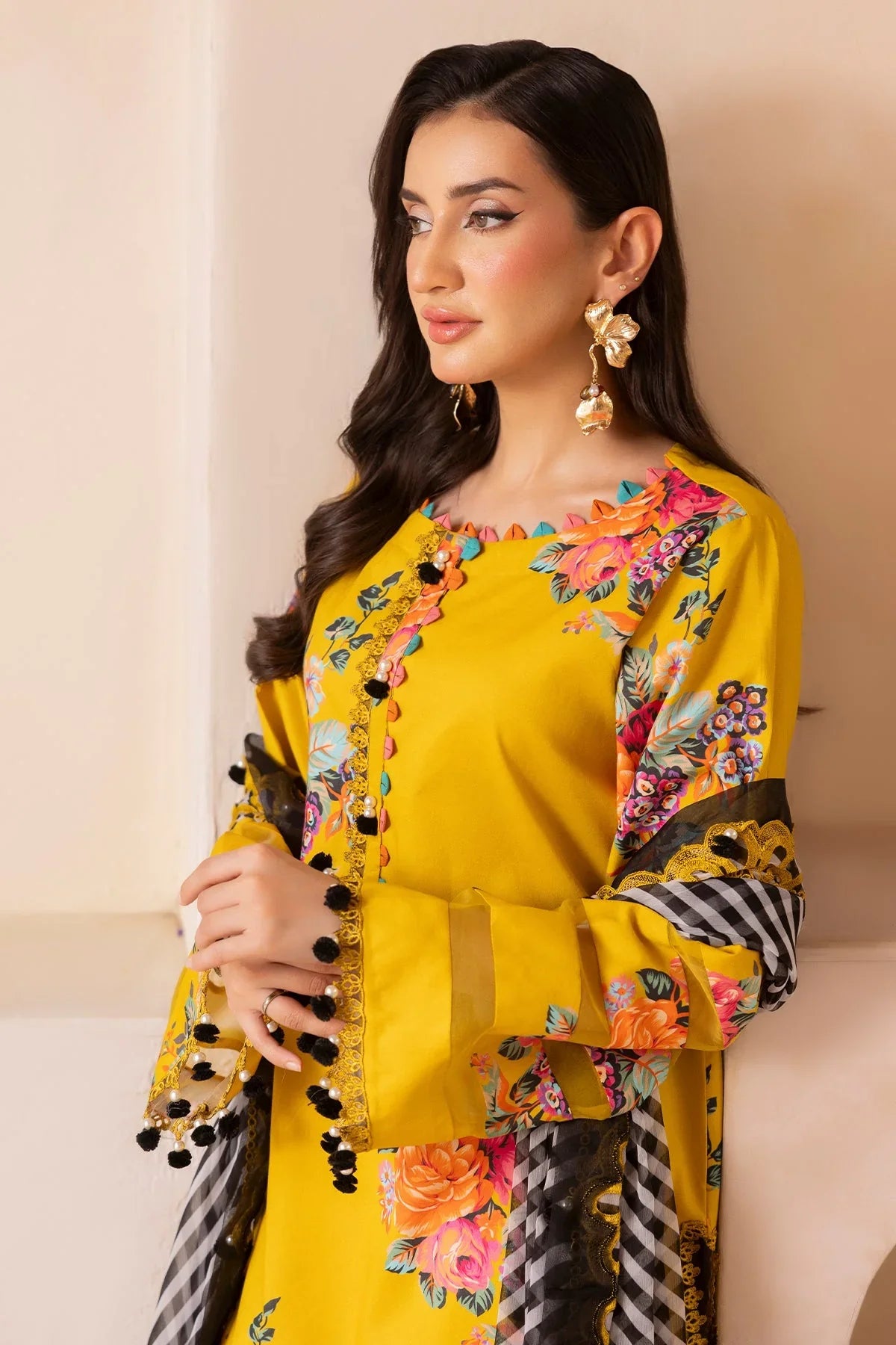 MP1161 - Charizma - Summer 3PC Lawn Digital Print Dress
