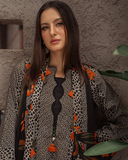 mp1215 Winter 3PC Dhanak all over Printed Suit
